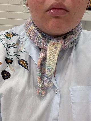 Sciarpa Sophie lana fatta a mano