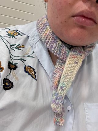 Sciarpa Sophie lana fatta a mano