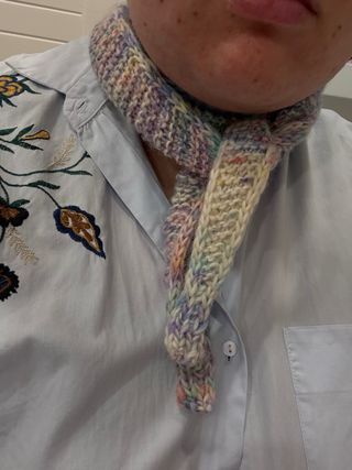 Sciarpa Sophie lana fatta a mano