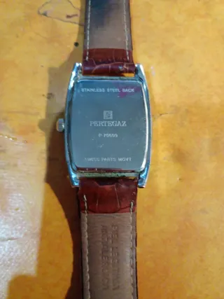 Reloj FERRAGAZ Correa Marrón y Caja Plateada