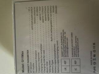 Cuffie G Max 11 nere