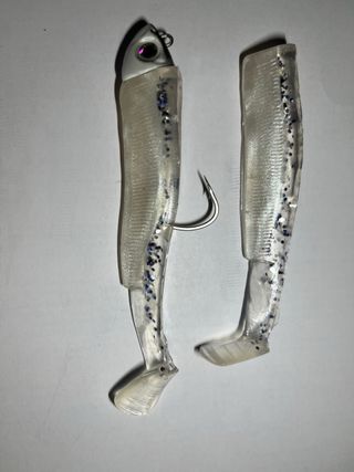 Vinilo pesca Black Minnow