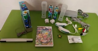 Consola Wii Blanca + Mario Party 9