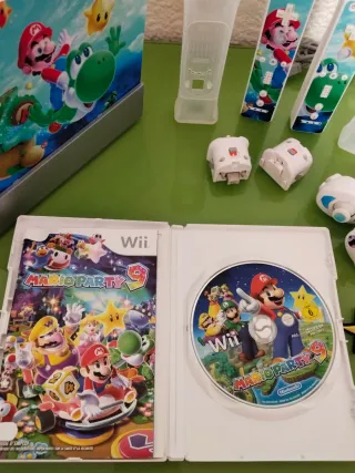Consola Wii Blanca + Mario Party 9