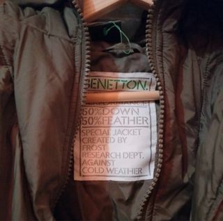 Abrigo plumas Benetton talla 42