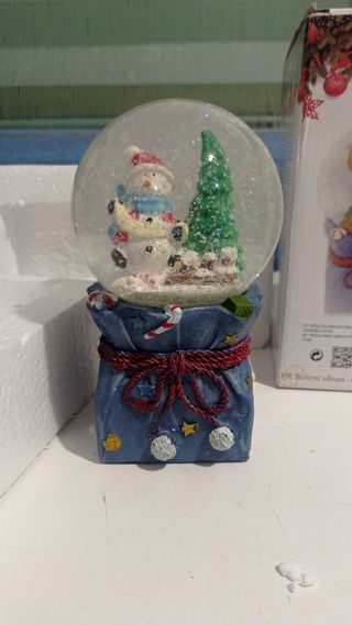 Bola de cristal Navidad Muñeco Nieve