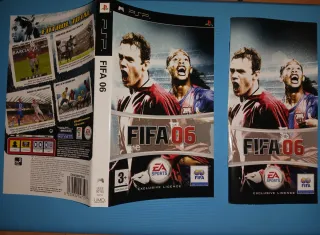 Carcasa e instrucciones FIFA 06 PSP