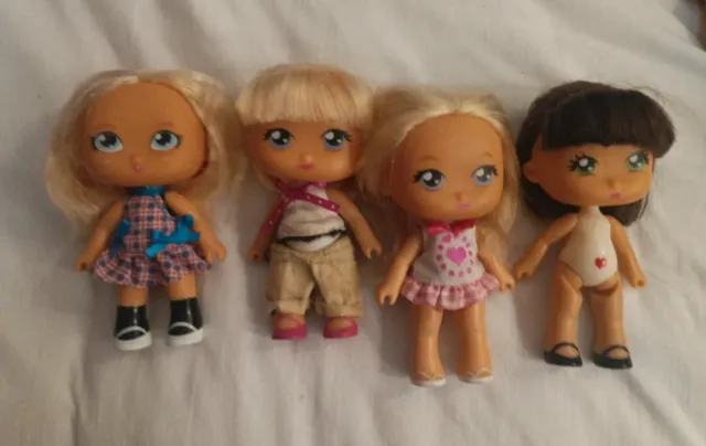 Lote 4 Muñecas Barriguitas