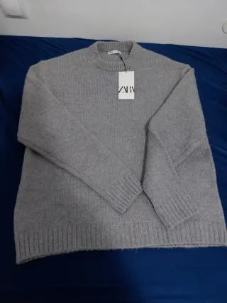 Jersey Zara Gris Talla Única