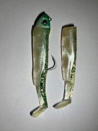 Vinilo pesca Black Minnow