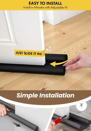 Tope de puerta ajustable anti-viento