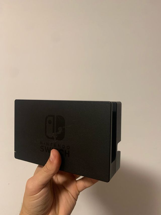 Base Cargador Nintendo Switch Negra