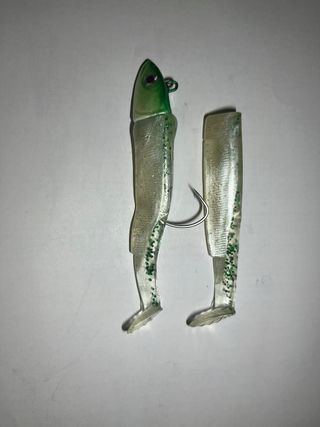 Vinilo pesca Black Minnow