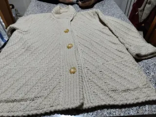 Giaccone lana fatto a mano