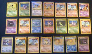 lotto carte Pokémon set base