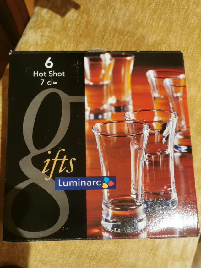 Luminarc 6 Vasos Chupito Hot Shot 7cl