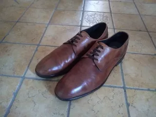 Scarpe Hudson Pelle Marrone Tg 40.5