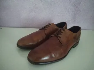 Scarpe Hudson Pelle Marrone Tg 40.5