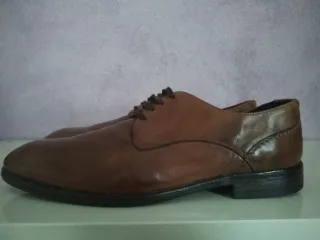Scarpe Hudson Pelle Marrone Tg 40.5