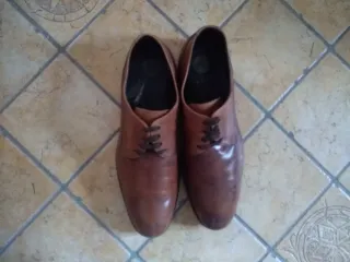 Scarpe Hudson Pelle Marrone Tg 40.5