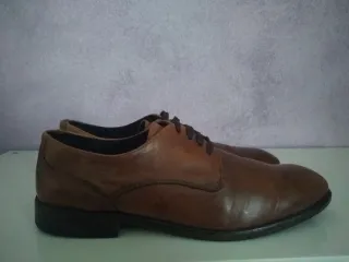 Scarpe Hudson Pelle Marrone Tg 40.5