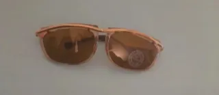 Gafas de sol vintage doradas y marrones