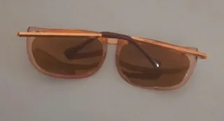 Gafas de sol vintage doradas y marrones