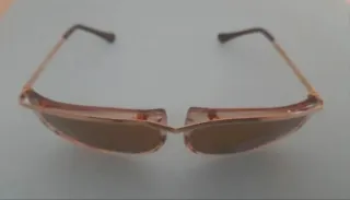 Gafas de sol vintage doradas y marrones