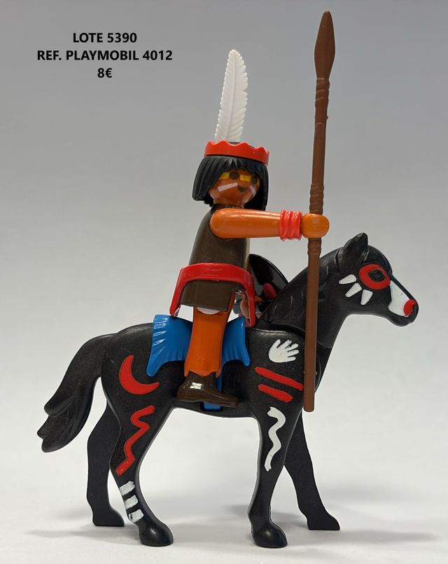 Lote 5390 Playmobil Ref. 4012 Indio a caballo