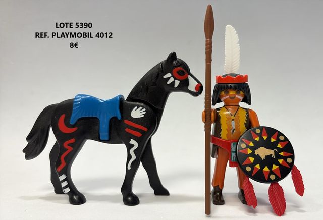 Lote 5390 Playmobil Ref. 4012 Indio a caballo
