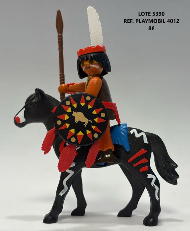 Lote 5390 Playmobil Ref. 4012 Indio a caballo