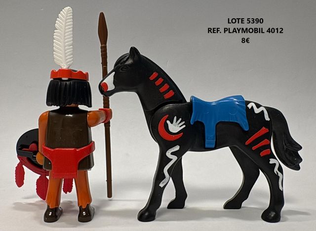Lote 5390 Playmobil Ref. 4012 Indio a caballo