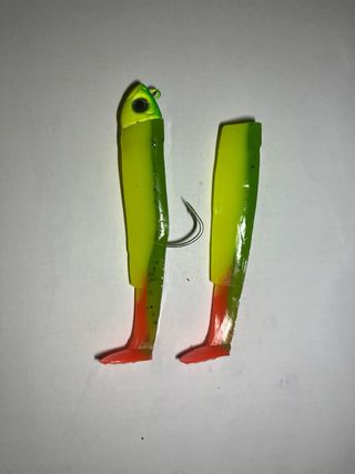 Vinilo pesca Black Minnow