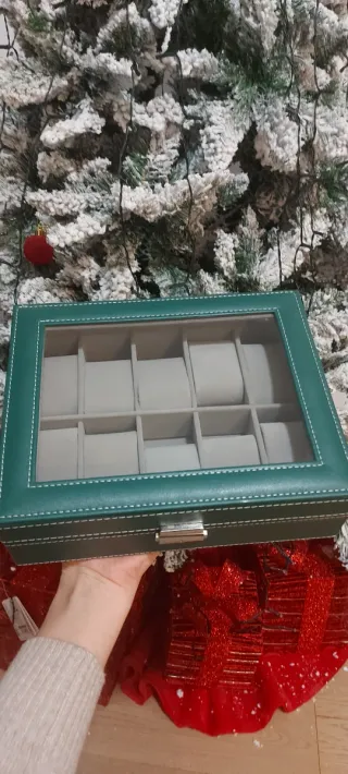 Scatola porta orologi 10 posti