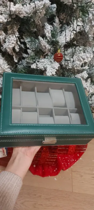 Scatola porta orologi 10 posti