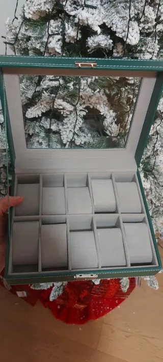 Scatola porta orologi 10 posti