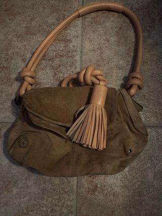 Bolso Hugo Boss Piel Beige/Marrón