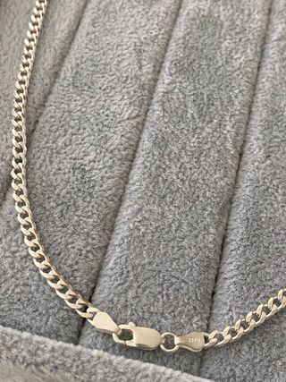 Cadena de Plata Ley 925 Modelo Barbada 100