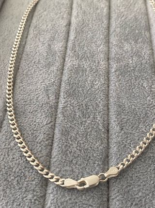 Cadena de Plata Ley 925 Modelo Barbada 100