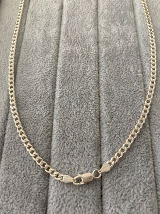 Cadena de Plata Ley 925 Modelo Barbada 100