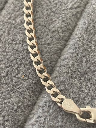 Cadena de Plata Ley 925 Modelo Barbada 100