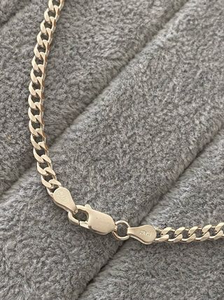 Cadena de Plata Ley 925 Modelo Barbada 100