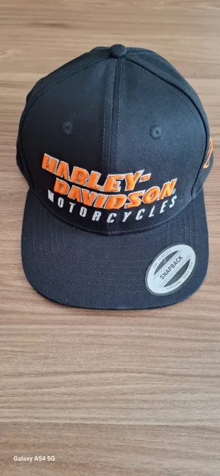 Cappellino Harley-Davidson Nero Arancione
