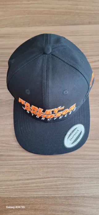 Cappellino Harley-Davidson Nero Arancione