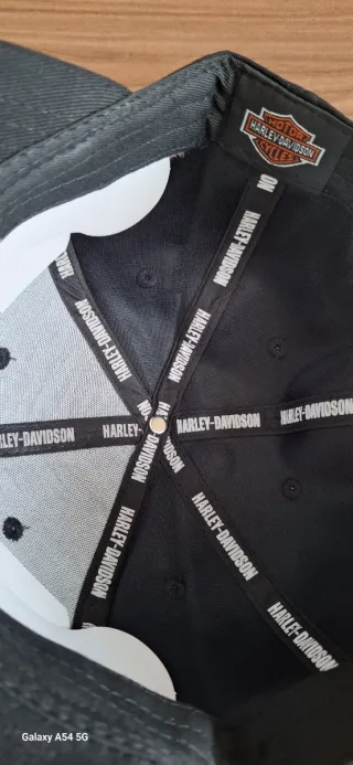 Cappellino Harley-Davidson Nero Arancione