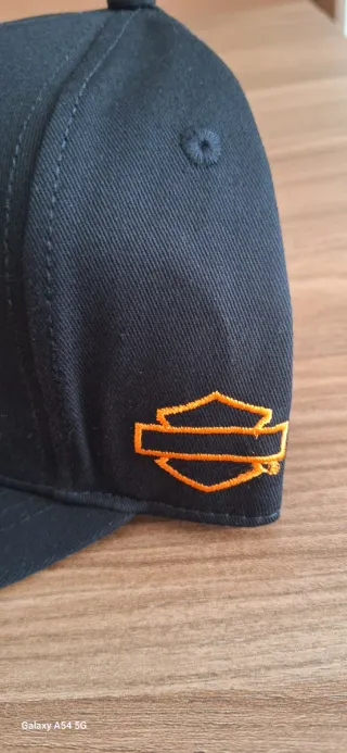 Cappellino Harley-Davidson Nero Arancione