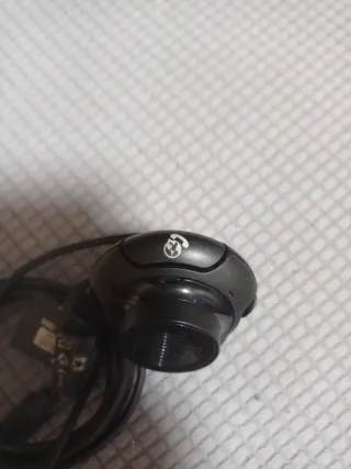 Cámara Webcam USB Negra