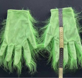 Disfraz The Grinch: Máscara y Guantes