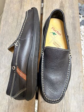 Mocasines Fluchos Negros Planos