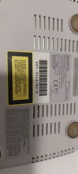 Sony PlayStation One PS One Consola Blanca